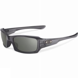 Oakley Fives Squared Sunglasses Grey Smoke/Warm Grey